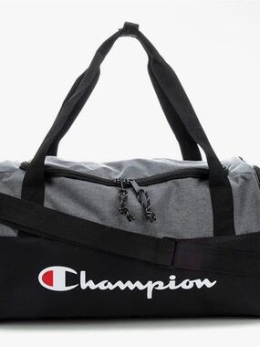 NWT Champion  Heather Gray Duffel Bag